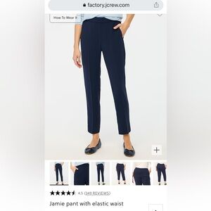 JCrew Navy Jamie Pants (8)